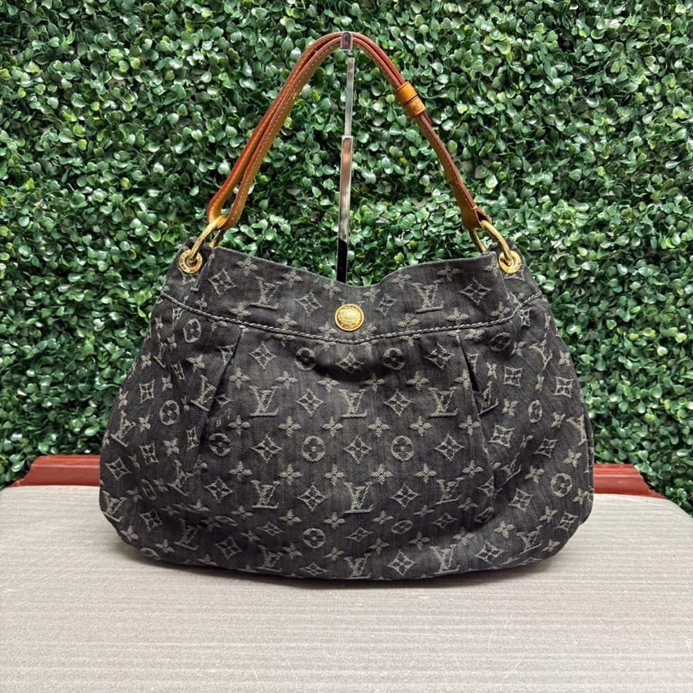 Louis Vuitton Daily Handbag Denim PM BLACK